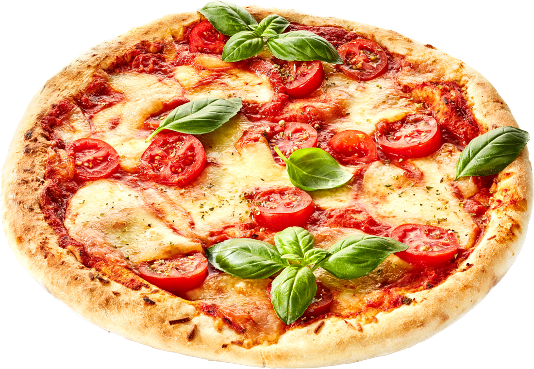 Fresh mozzarella and basil pizza at Tonino's Pizzeria